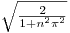 $\sqrt{\frac{2}{1+n^2\pi^2}}$