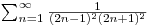 $\sum_{n=1}^{\infty}\frac{1}{(2n-1)^2(2n+1)^2}$